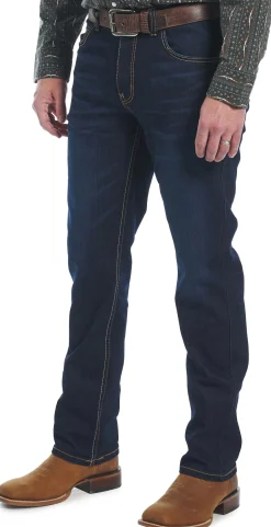Justin Boots 1879 Straight Leg Dark Wash New