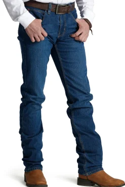 Justin Boots 1879 Straight Leg Medium Wash New