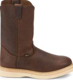Justin Boots Axe 10" Wedge Light Brown Clearance