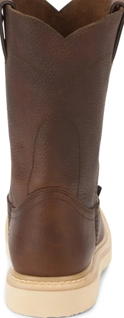 Justin Boots Axe 10" Wedge Light Brown Clearance