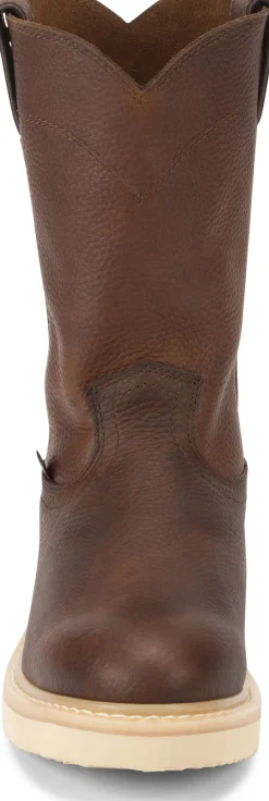 Justin Boots Axe 10" Wedge Light Brown Clearance