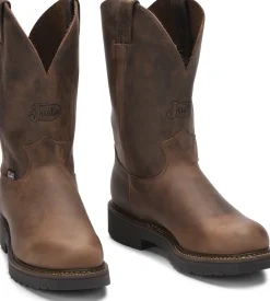 Justin Boots Balusters 11" Work Bay Gaucho New