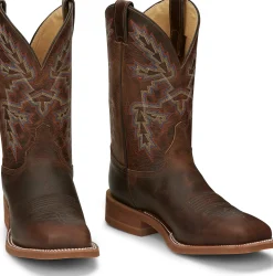 Justin Boots Bender 11" Western Boot Dark Brown Best