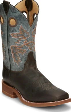 Justin Boots Bender 11" Western Boot Chocolate Brown Clearance