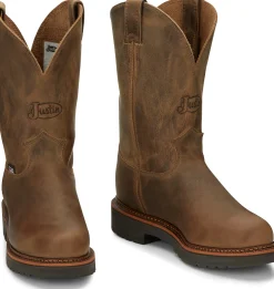 Justin Boots Blueprint 11" Work Tan Gaucho Best