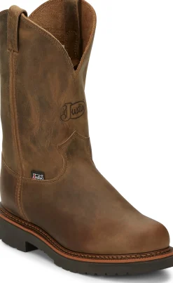 Justin Boots Blueprint 11" Work Tan Gaucho Best