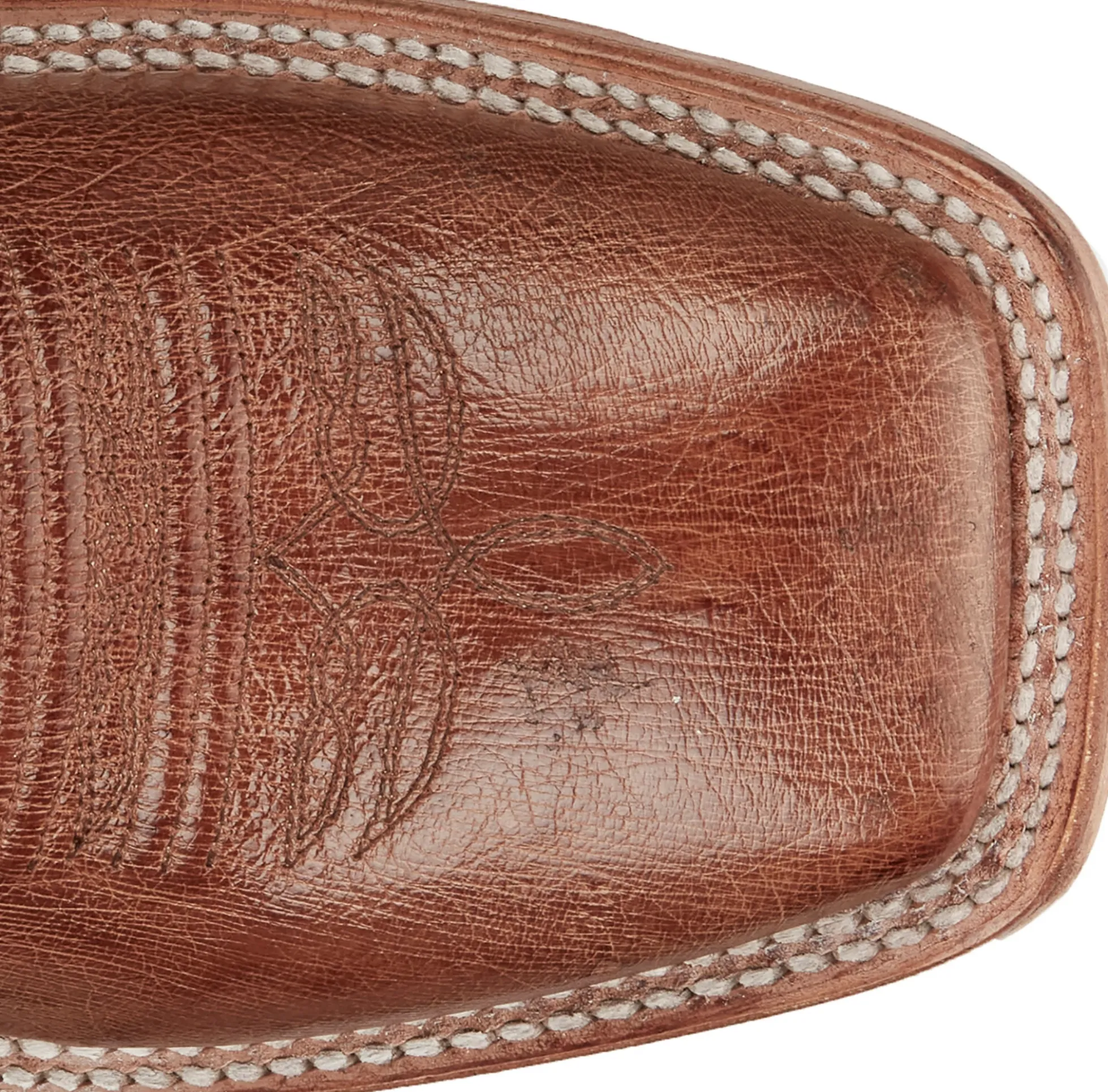 Justin Boots Breck 13” Smooth Ostrich Cognac Vintage Online