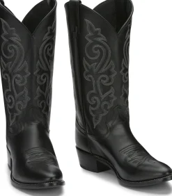 Justin Boots Buck 13" Western Black Outlet
