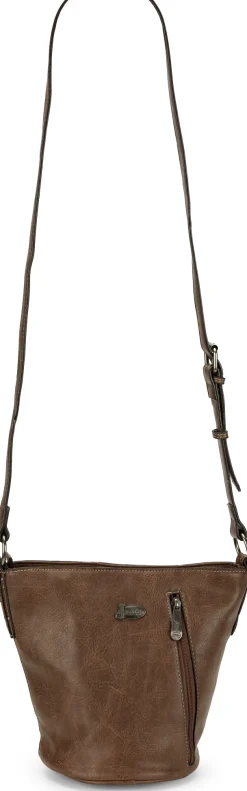 Justin Boots Bucket Bag Brown New
