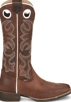 Justin Boots Cam 13" Western Boot Leather Brown Discount