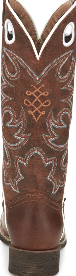 Justin Boots Cam 13" Western Boot Leather Brown Discount