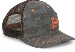 Justin Boots Camo Cap Grey Camo Orange Logo Sale