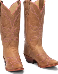 Justin Boots Conni 13" Womens Boot Tan Best