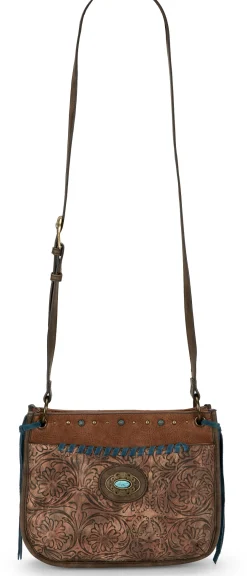 Justin Boots Crossbody Bag Brown Clearance