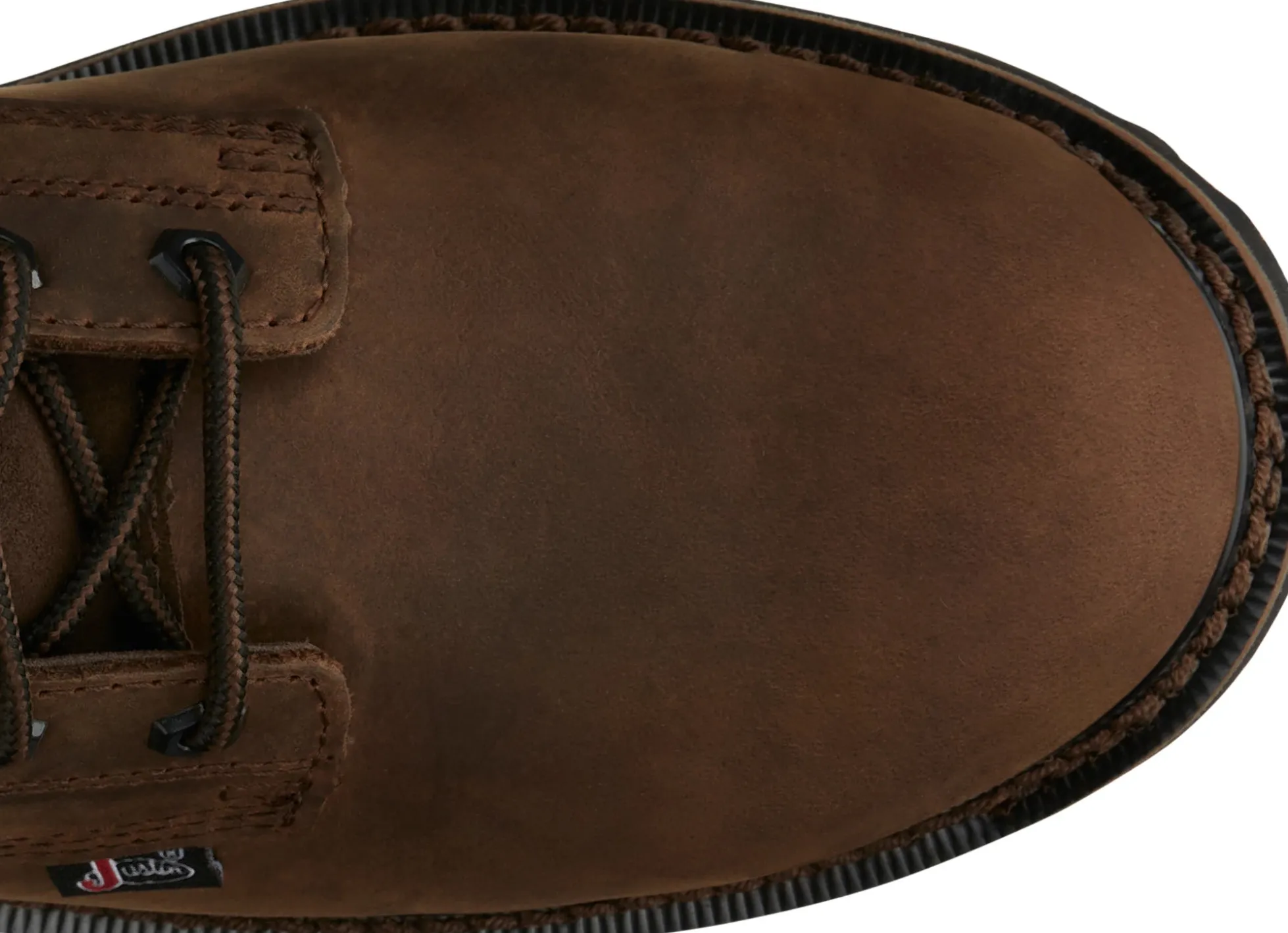 Justin Boots Drywall 8" Waterproof Steel Toe Brown Clearance