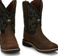 Justin Boots Fireman 11" Waterproof Tan Best
