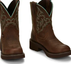 Justin Boots Gemma II Brown New