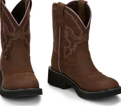 Justin Boots Gemma 8" Western Boot Aged Bark Online
