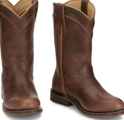 Justin Boots Holland 10" Roper Brown Sale