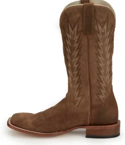 Justin Boots Hombre 13&rdquo; Suede Clay Brown Clearance