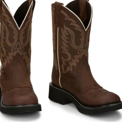 Justin Boots Inji 11" Western Boot Aged Bark Outlet