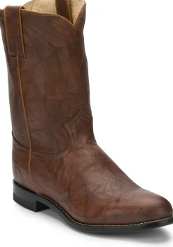 Justin Boots Jackson 10" Roper Chestnut New