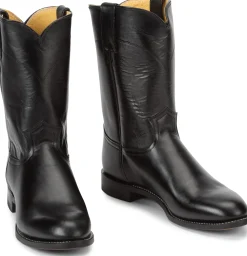 Justin Boots Jackson 10" Roper Black