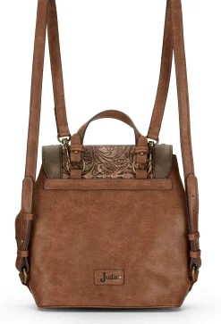 Justin Boots Justin Backpack Brown New