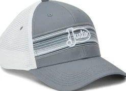 Justin Boots Justin Logo Stripes Cap Grey/White Mesh Sale