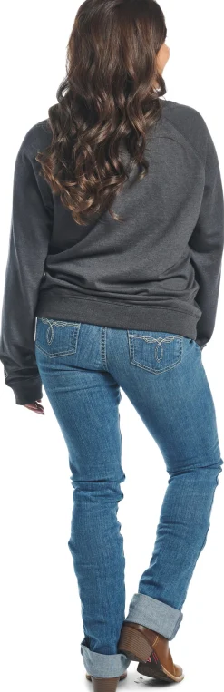 Justin Boots Justin Women's Conceal Carry Sweatshirt Black Outlet
