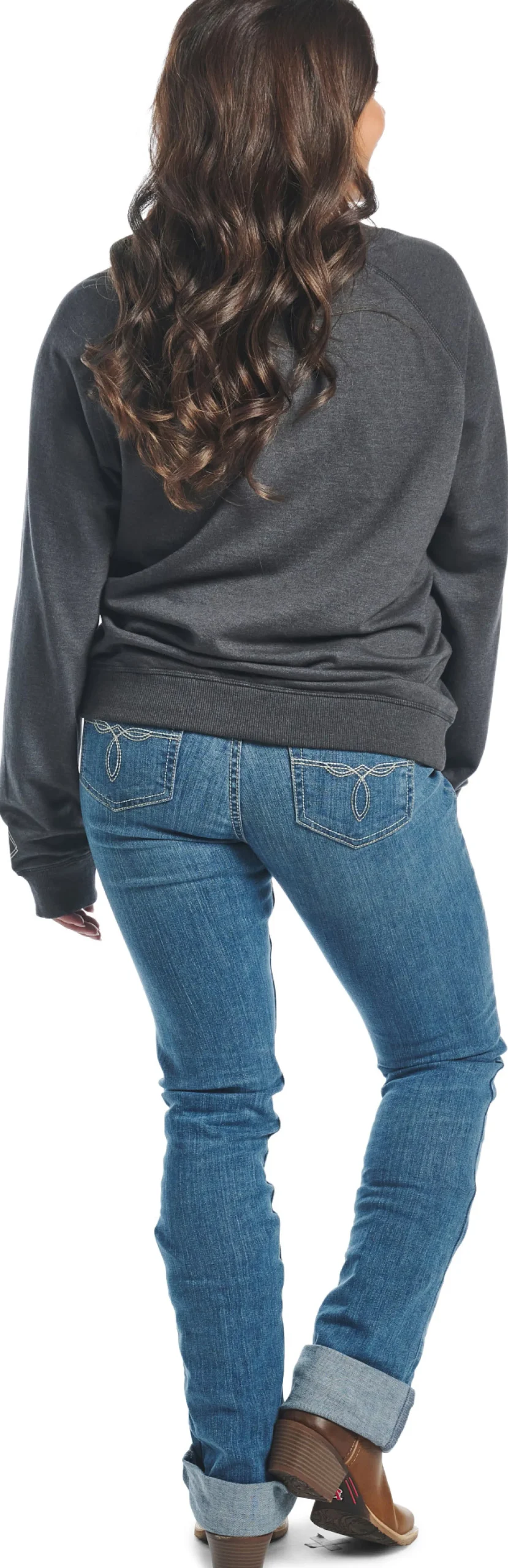 Justin Boots Justin Women's Conceal Carry Sweatshirt Black Outlet