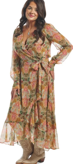 Justin Boots Justin Women's Wrap Maxi Dress Tan Online