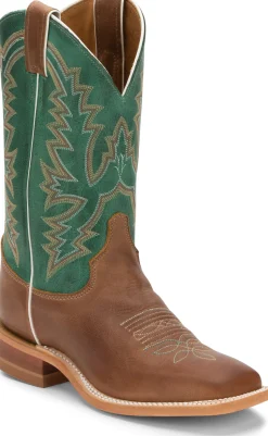 Justin Boots Kenedy 11" Western Boot Brown Outlet