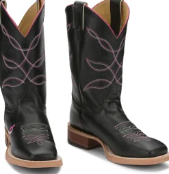 Justin Boots Lori 11" Womens Boot Royal Black Sale