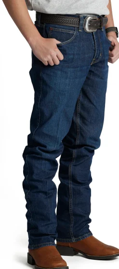 Justin Boots Original Straight Leg Medium Wash Discount