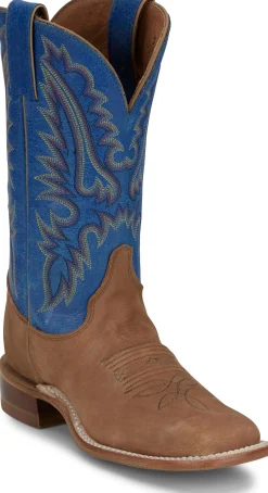 Justin Boots Peyton 11" Western Boot Distressed Cognac Outlet