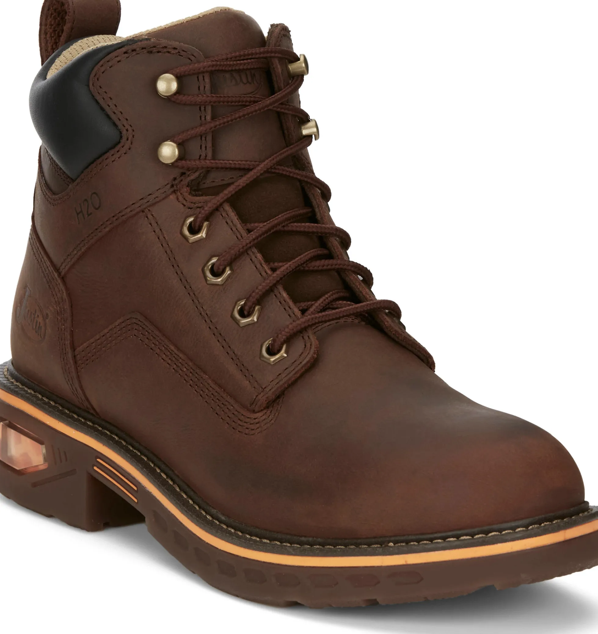 Justin Boots Resistor 6" Waterproof Hickory Online