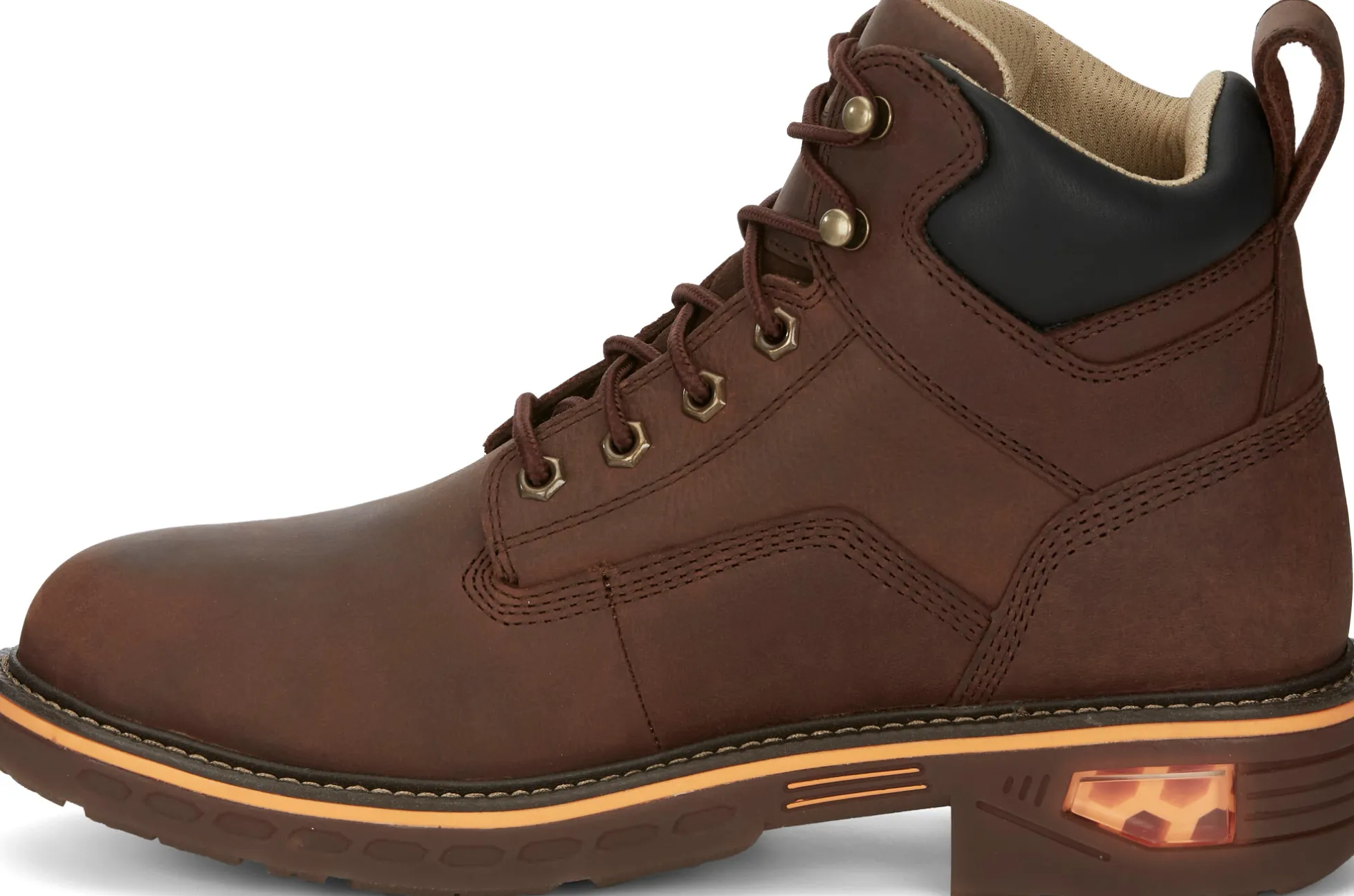 Justin Boots Resistor 6" Waterproof Hickory Online