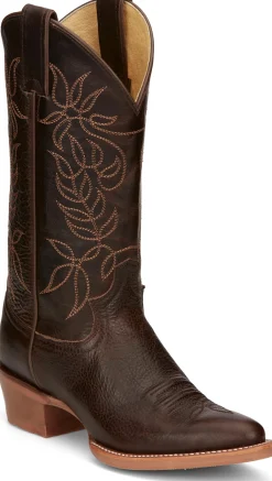 Justin Boots Rosey 12" Western Boot Brown Hot