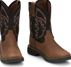 Justin Boots Rush Junior Kids Cowboy Boot Tan Best