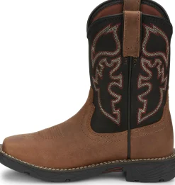 Justin Boots Rush Junior Kids Cowboy Boot Tan Best