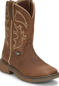 Justin Boots Rush Junior Kids Cowboy Boot Brown Online