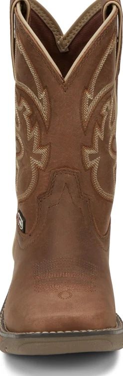 Justin Boots Rush Junior Kids Cowboy Boot Brown Online
