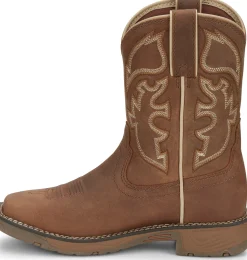 Justin Boots Rush Junior Kids Cowboy Boot Brown Online