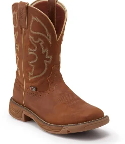 Justin Boots Rush 11" Waterproof Saddle Tan Sale