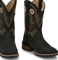 Justin Boots Show Stopper 11" Western Black Discount