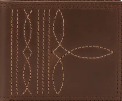 Justin Boots Slim Bifold Wallet Brown Sale
