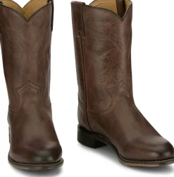 Justin Boots Ted 10" Roper Dark Espresso New