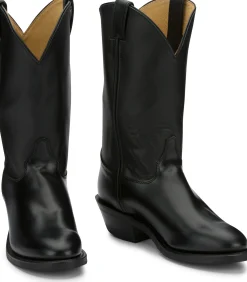 Justin Boots Tobias 12" Western Black Sale