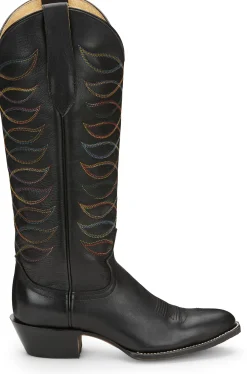 Justin Boots Whitley 15&rdquo; Women&rsquo;S Western Boot Midnight Black